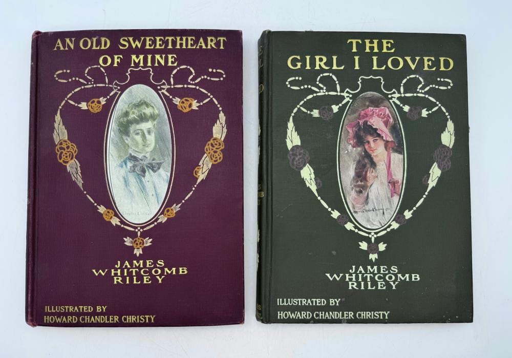 Howard Chandler Christy comparable auction result: the girl i loved an old sweetheart of mine by james whitcomb riley illus by howard chandler christy
