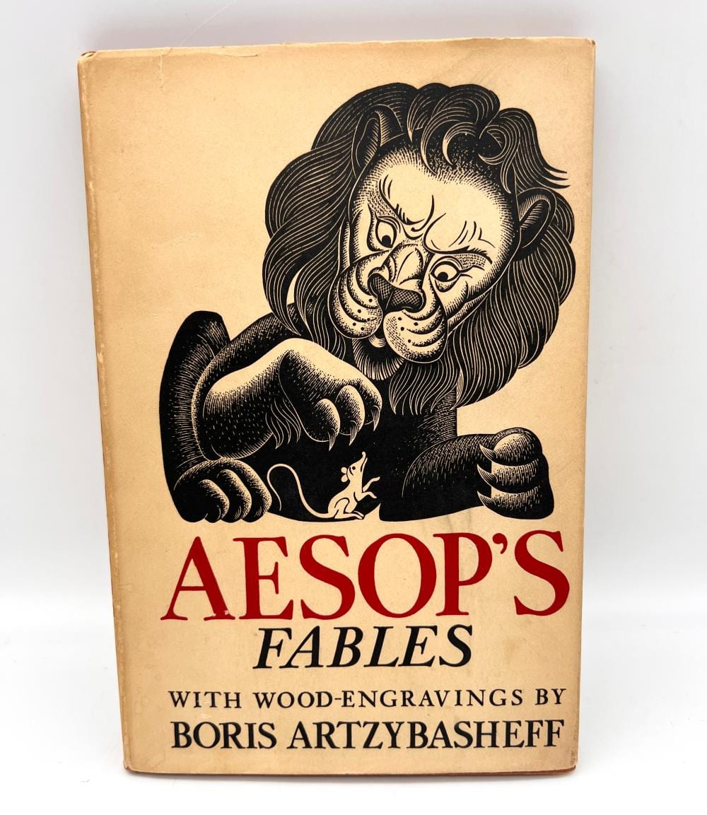 Boris Artzybasheff comparable auction result: 1945 edition of aesop s fables with wood engravings by boris artzybasheff