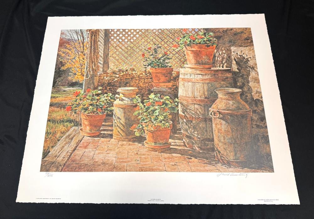 david armstrong b 1947 october shadows limited edition print · Embassy Auctions International · 2026-03-12 David Armstrong comparable auction result: david armstrong b 1947 october shadows limited edition print