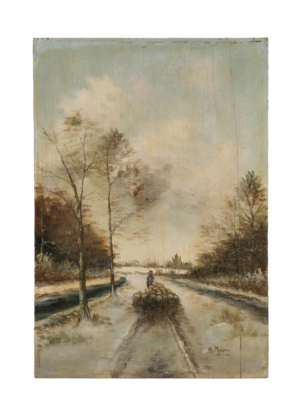 Anton Mauve comparable auction result: anton mauve dutch 1838 1888 oil on panel