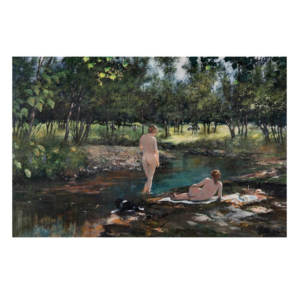Clive Madgwick comparable auction result: clive madgwick 1934 2005 les baingneuses