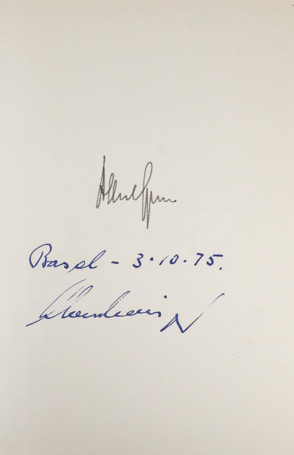 albert speer · Alexander Historical Auctions LLC · 2026-03-26 Albert Speer comparable auction result: albert speer