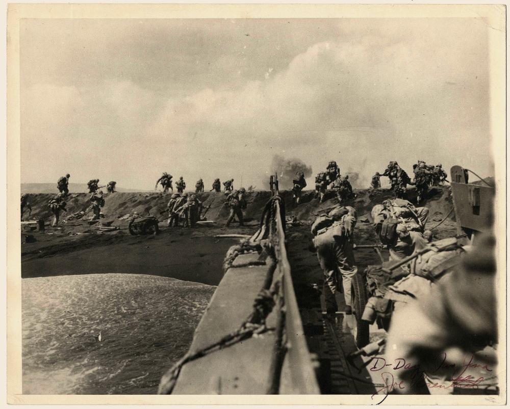 Joe (1931) Rosenthal comparable auction result: iwo jima joe rosenthal