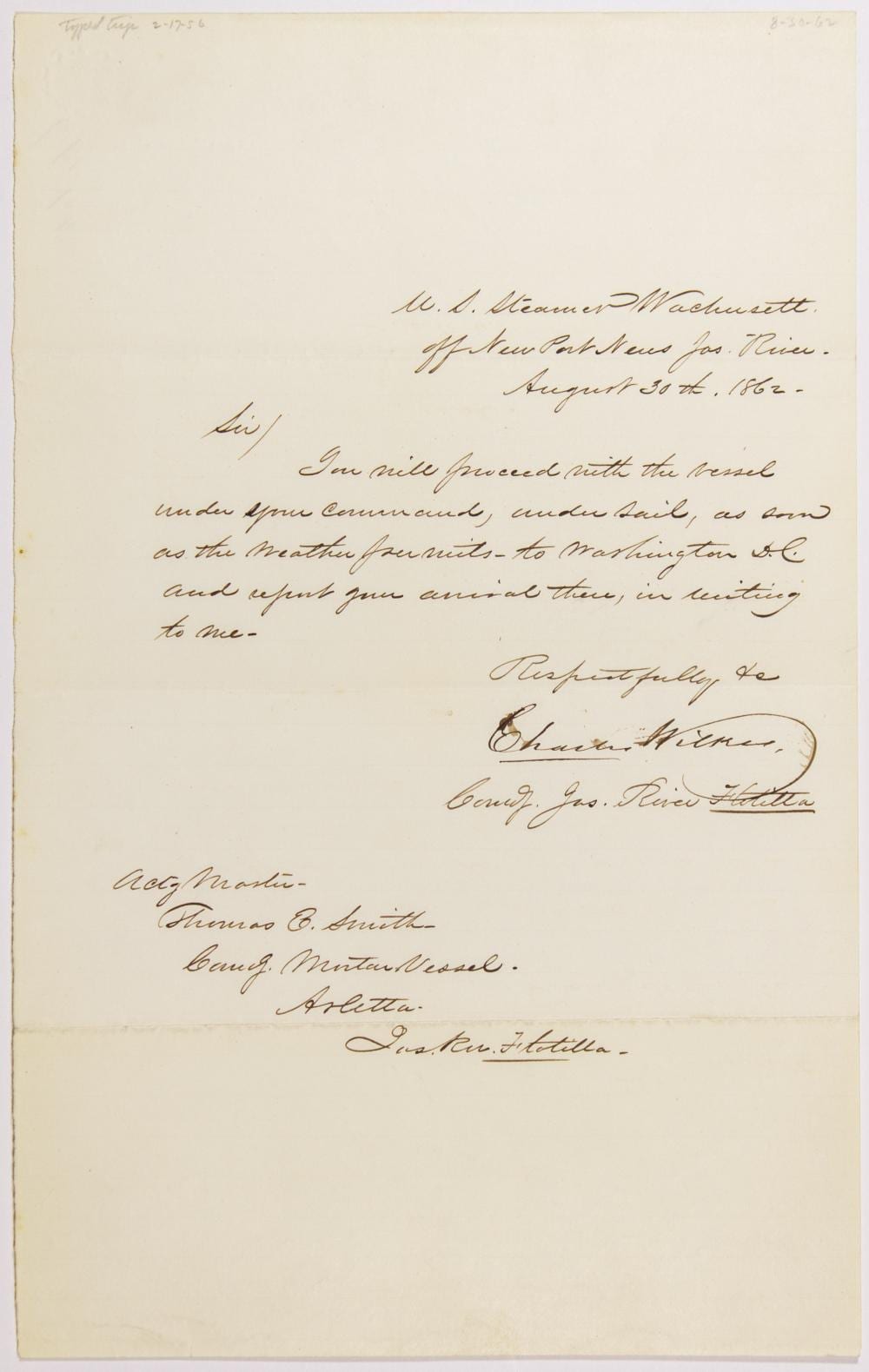 Charles Wilkes comparable auction result: union navy charles wilkes