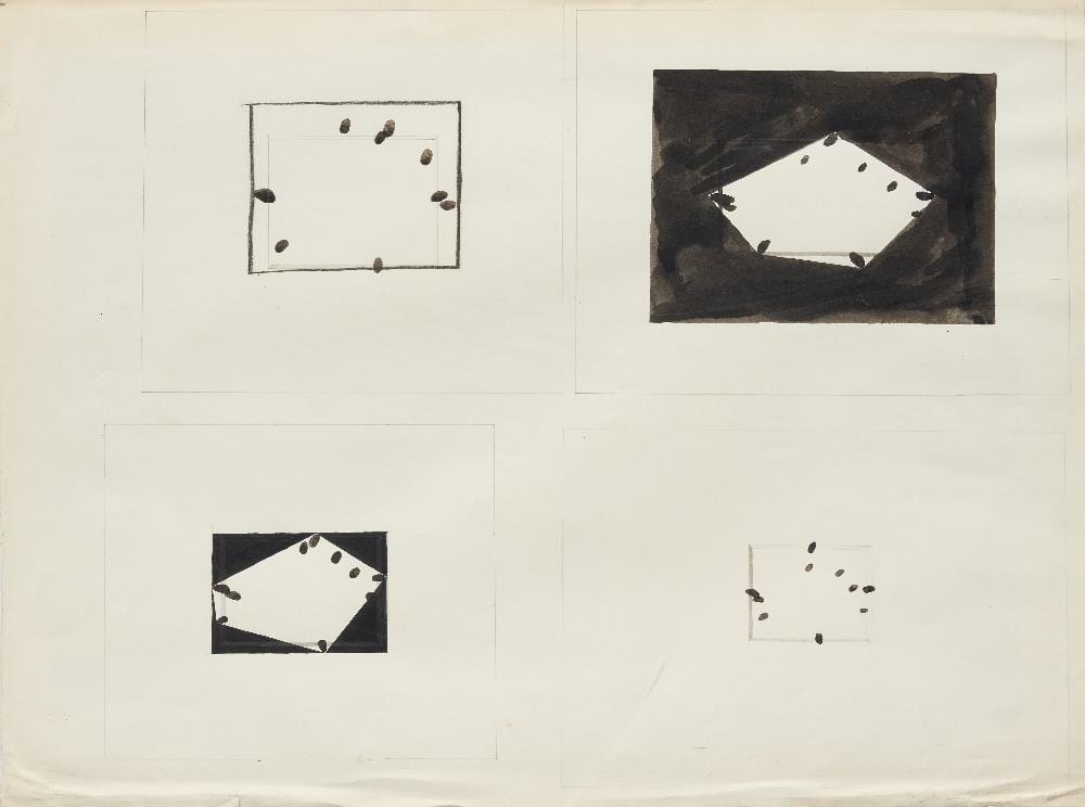 Bernard Cohen comparable auction result: bernard cohen untitled 1973