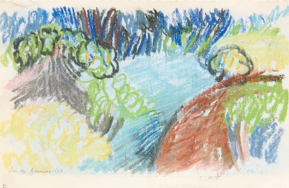 lindy guinness landscape study 1979 · Roseberys · 2026-03-25 Lindy Guinness comparable auction result: lindy guinness landscape study 1979