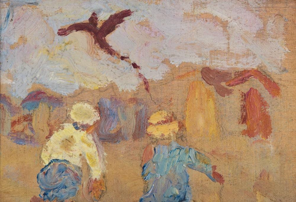 Erna Hoppe Kinross comparable auction result: erna hoppe kinross three works including beach scene