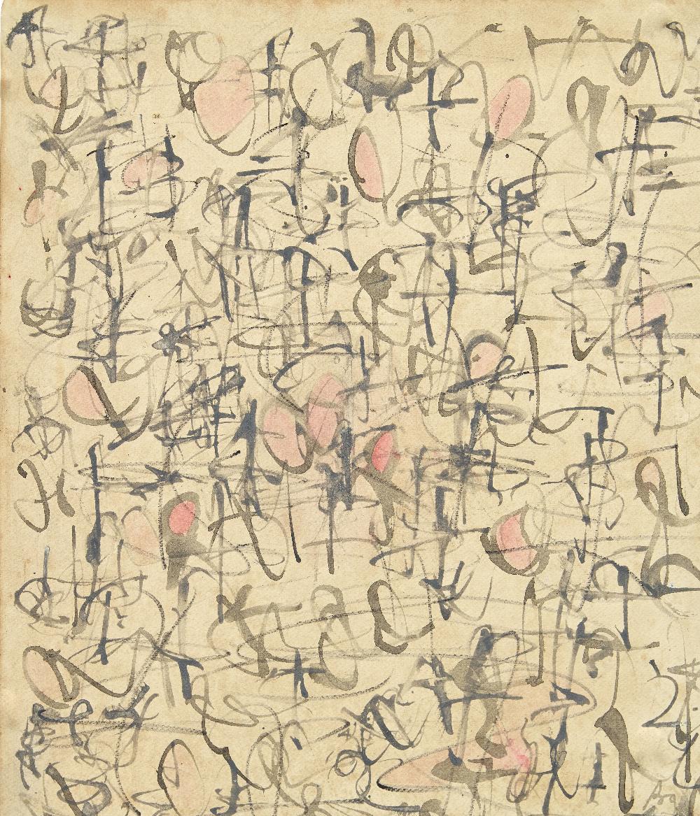 brion gysin two works on paper including untitled · Roseberys · 2026-03-25 Brion Gysin comparable auction result: brion gysin two works on paper including untitled