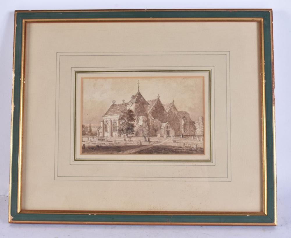 Thomas Allom comparable auction result: thomas allom 1804 1872 watercolour winchelsea castle 33 cm x 27cm