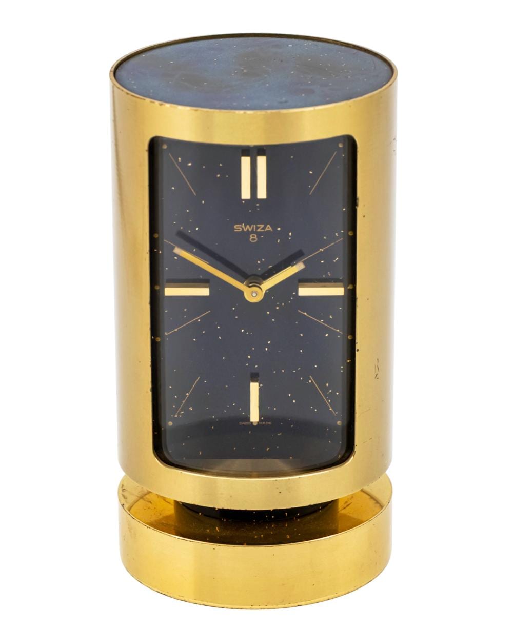 SWIZA TABLE ALARM CLOCK. sold by Pasarel, lot 42 — auction record photograph