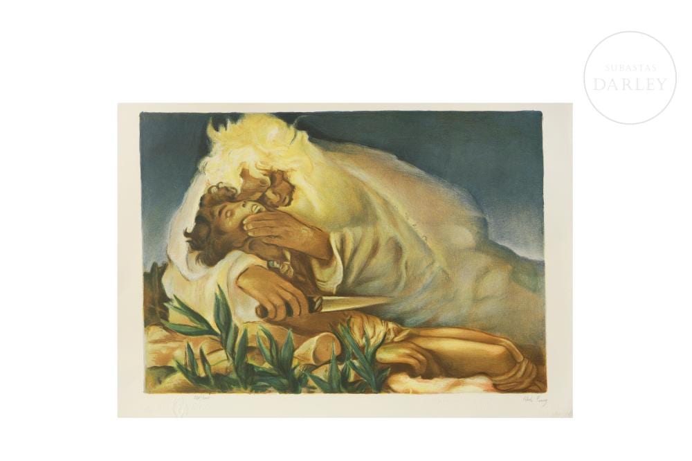 Abel Pann comparable auction result: abel pann 1883 1963 the sacrifice of isaac