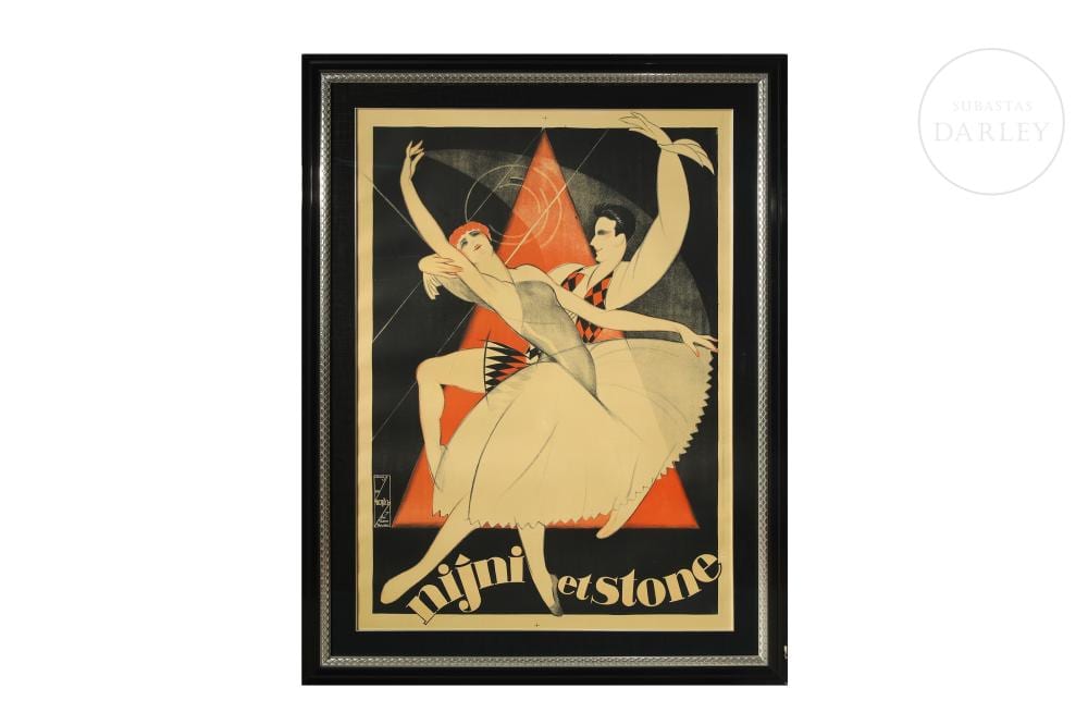Obrad Nicolitch comparable auction result: obrad nicolitch 1898 1979 nijni et stone french ballet circa 1930