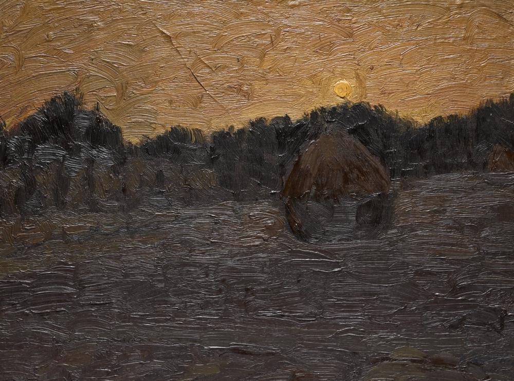 Albert Servaes comparable auction result: albert servaes 1883 1966 oil on board landscape with haystack signed