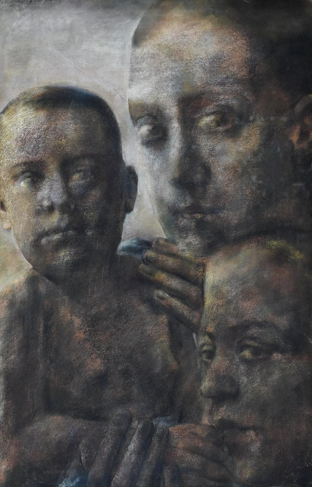 Joseph Verdegem comparable auction result: joseph verdegem 1897 1957 pastel the family signed and dated 1937 44
