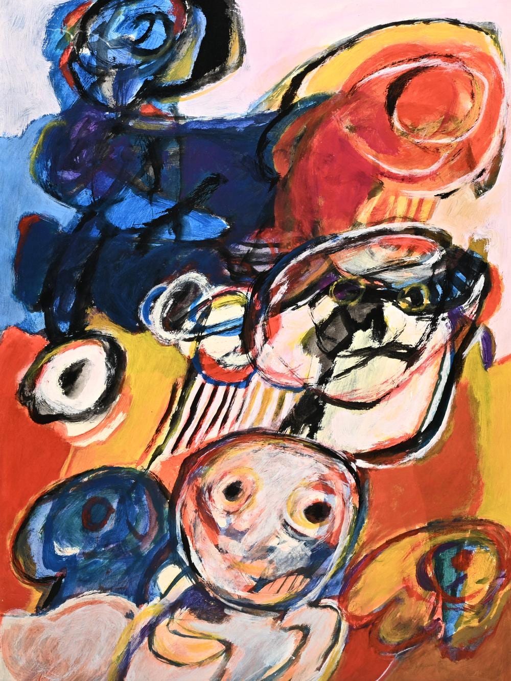 Jan Cobbaert comparable auction result: jan cobbaert 1909 1995 oil on canvas composite with figures signed dated late sixties