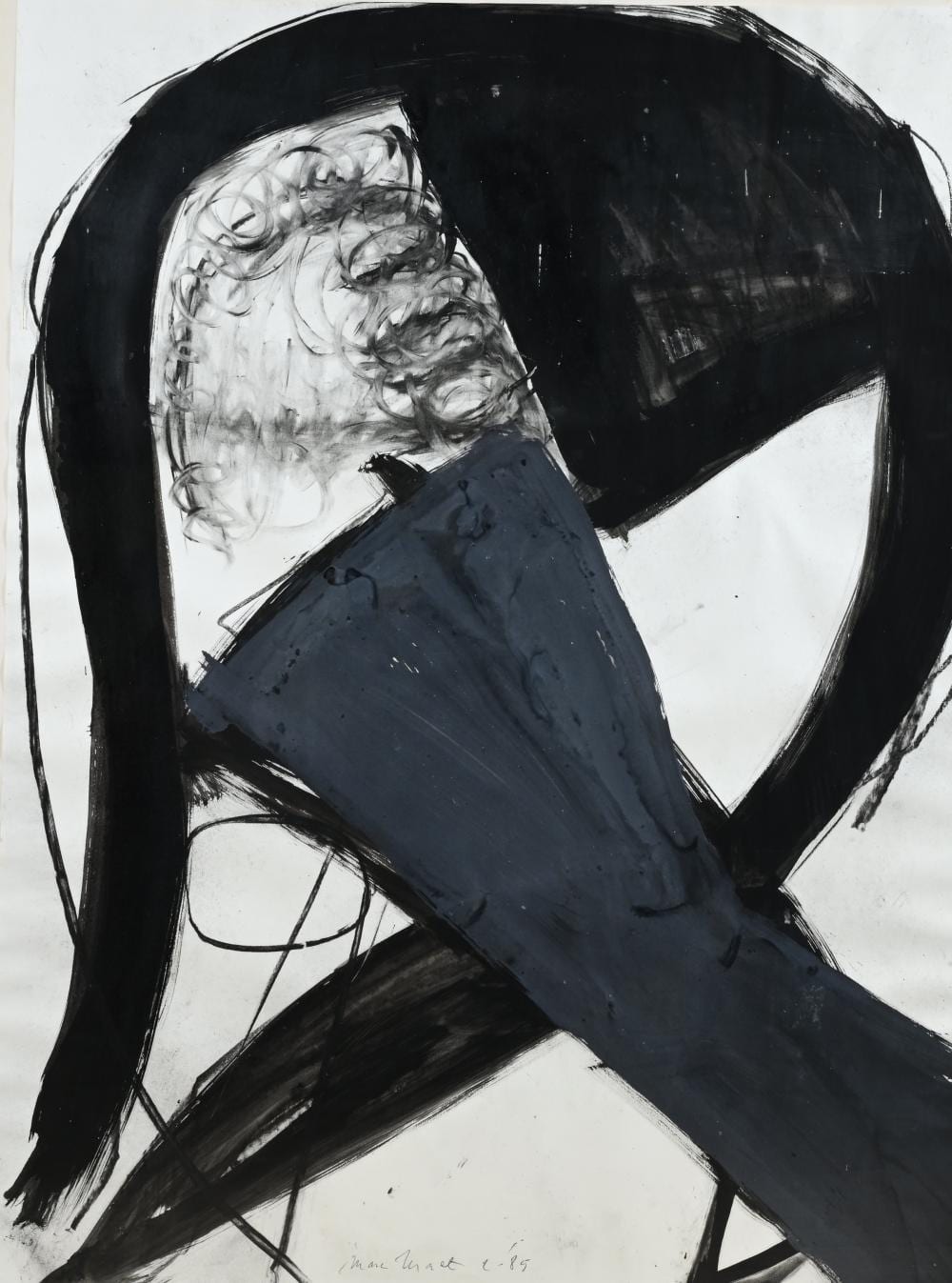 Marc Maet comparable auction result: marc maet 1955 2000 mixed media on paper untitled signed and dated 1985