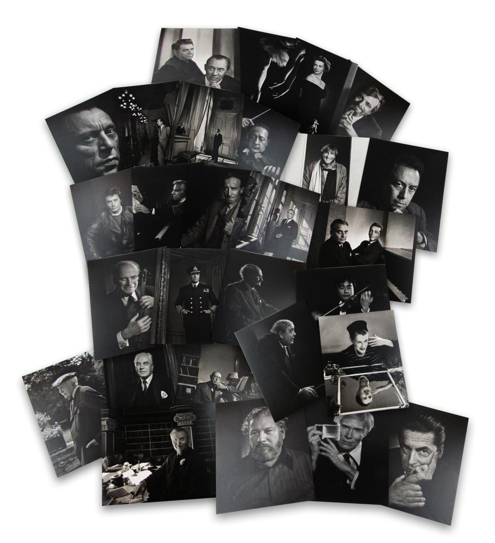 Yousuf Karsh comparable auction result: yousuf karsh 28 bleed mounted photographs from 1988 london exhibition ex karsh estate