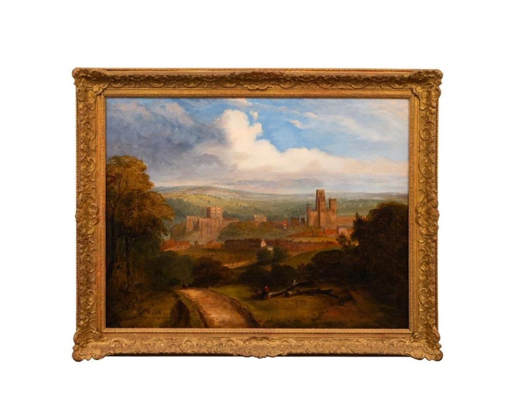 robinson a view of durham 19th c english o c · Ahlers & Ogletree Inc. · 2026-03-25 Werner Kruse comparable auction result: robinson a view of durham 19th c english o c