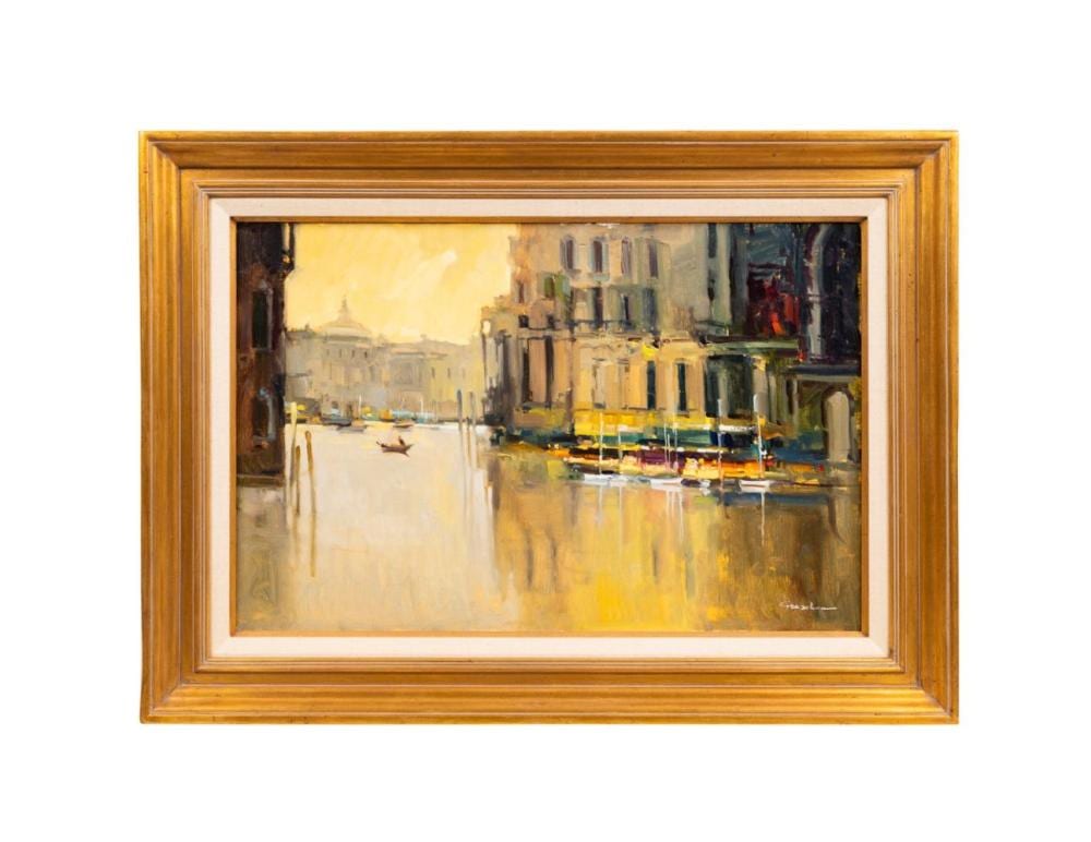 Ted Goerschner comparable auction result: ted goerschner venice grand canal o c