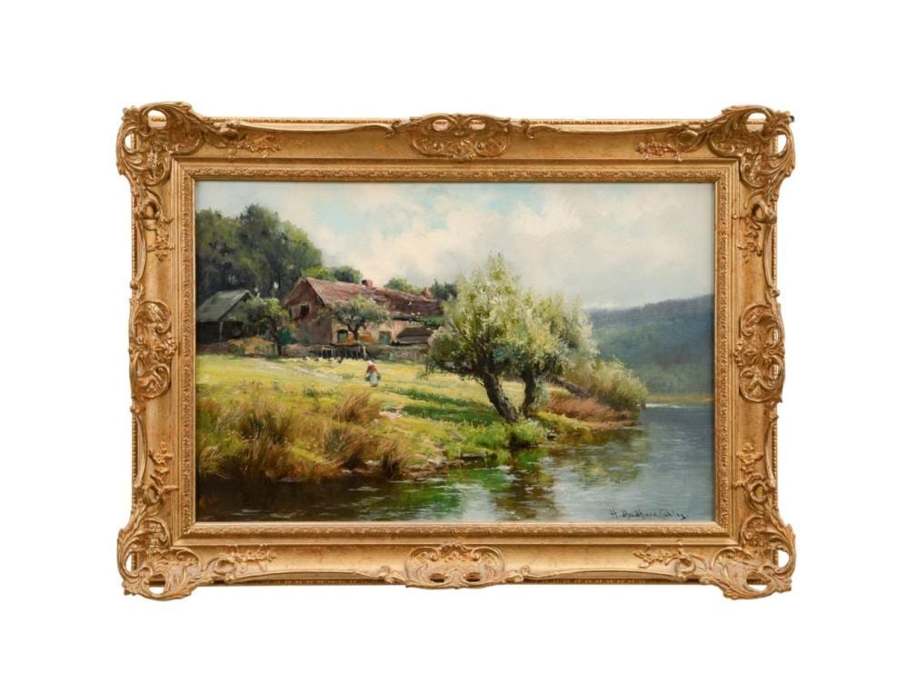 Henry Hadfield Cubley comparable auction result: henry hadfield cubley near wall grange o c