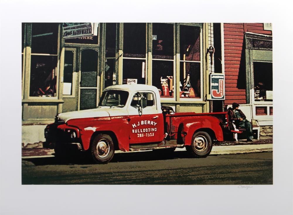 Ralph Goings comparable auction result: ralph goings bulldozing international screenprint