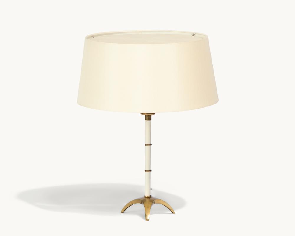 Auction comp thumbnail for Gwyneth Paltrow | Vintage Brass Tripod Table Lamp Attributed to J.T. Kalmar (Julien's Auctions, Lot 410)