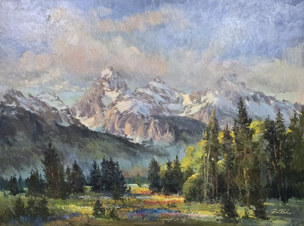 Donald Ricks comparable auction result: don ricks 1929 1996 oil on board