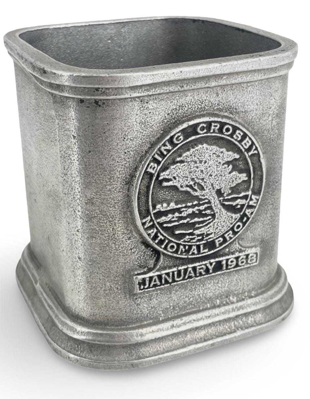 jack daniels 1968 bing crosby pro am pewter vessel · Monarch Auction and Estate Services · 2026-03-15 Jack Daniels comparable auction result: jack daniels 1968 bing crosby pro am pewter vessel