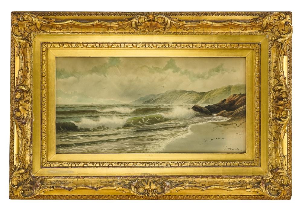 George Howell Gay comparable auction result: george howell gay am 1858 1931 seascape