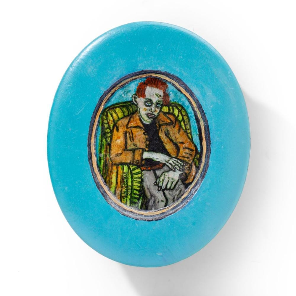 Gregory Grenon comparable auction result: gregory grenon or bad boy reverse oil on glass