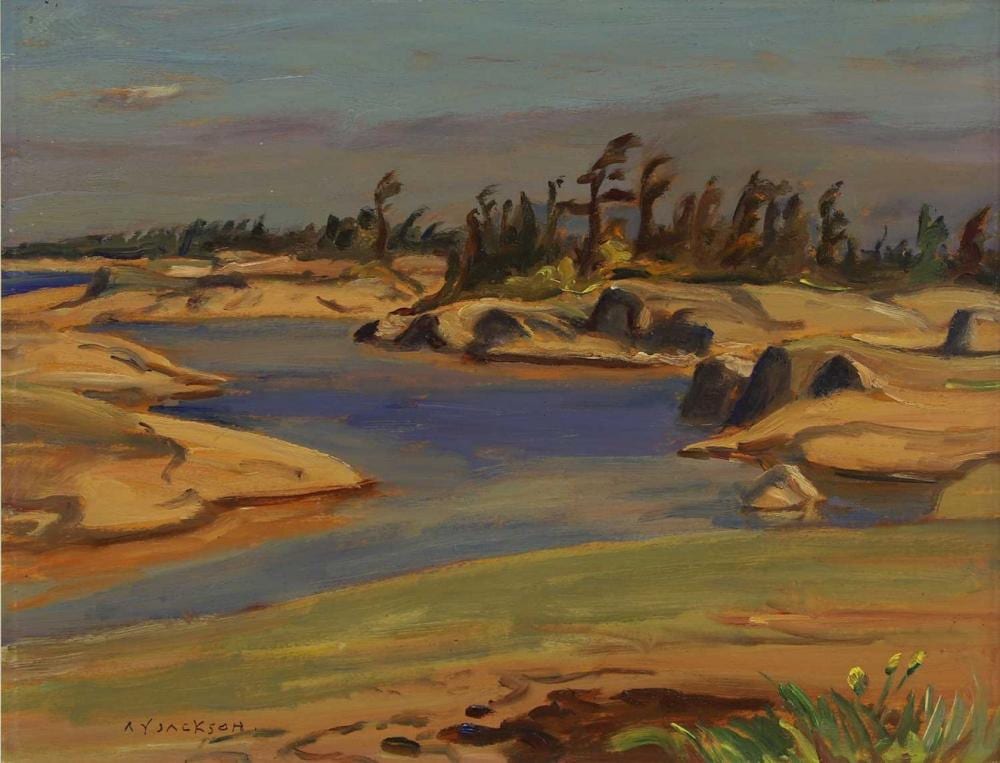 Alexander Young Jackson comparable auction result: alexander young jackson canadian 1882 1974 georgian bay 1959