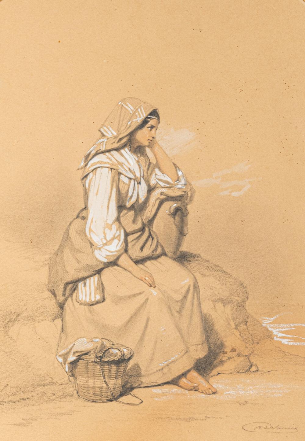 Auguste Delacroix comparable auction result: auguste delacroix 1809 1868