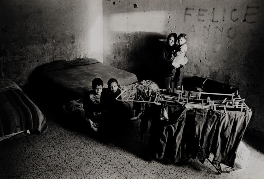 Mimmo Jodice comparable auction result: mimmo jodice 1934 2025 napoli senzatetto alloggiati nell ex hotel tricarico a bagnoli 1980