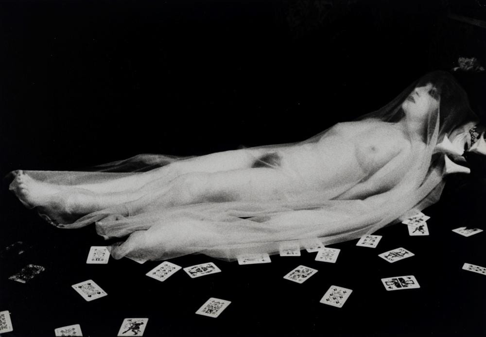 Irèna Ionesco comparable auction result: irina ionesco 1930 untitled naked woman with playing cards 1976