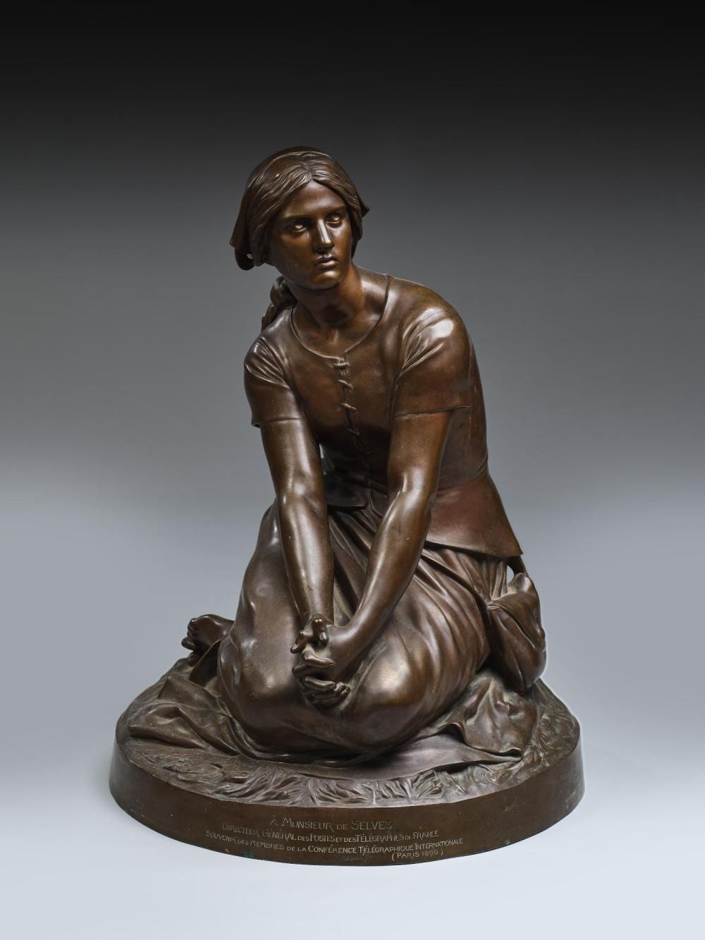 Henri-Michel-Antoine Chapu comparable auction result: henri chapu 1833 1891 et ferdinand barbedienne 1810 1892 fondeur