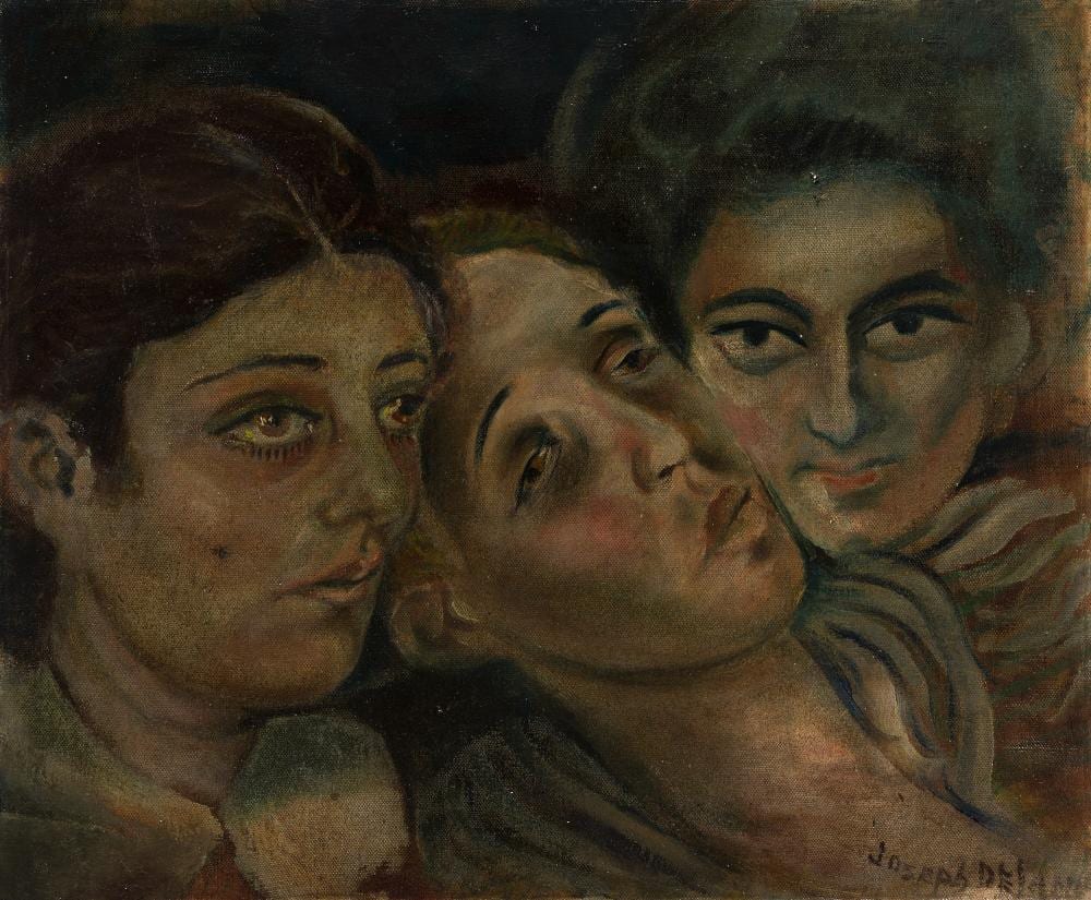 Joseph Delaney comparable auction result: joseph delaney 1904 1991 untitled three women circa 1930s
