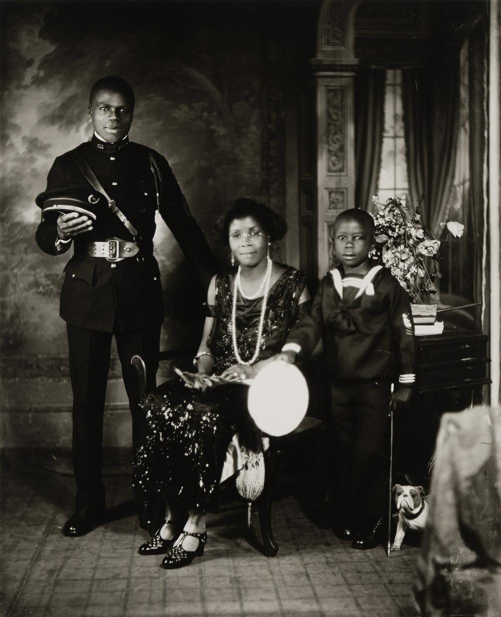 James VanderZee comparable auction result: james vanderzee 1886 1986 untitled garveyite family harlem 1924