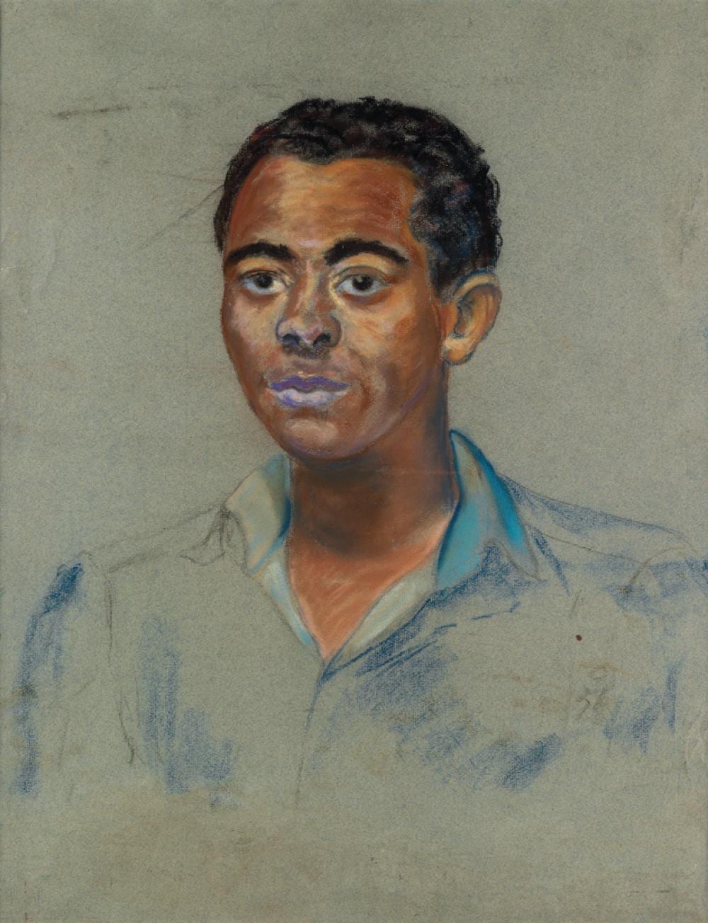 Beauford Delaney comparable auction result: beauford delaney 1901 1979 untitled portrait of a young man circa 1937 40
