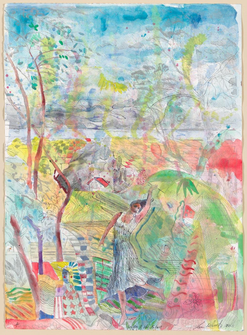 Louis Delsarte comparable auction result: louis delsarte 1944 2020 visions of the future 2015