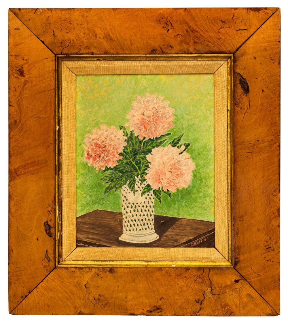 Albert Webster Davies comparable auction result: albert webster davies 1889 1967 still life c 1960