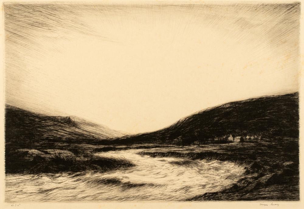 Joseph Gray comparable auction result: joseph gray 1890 1962 rannock moor c 1930