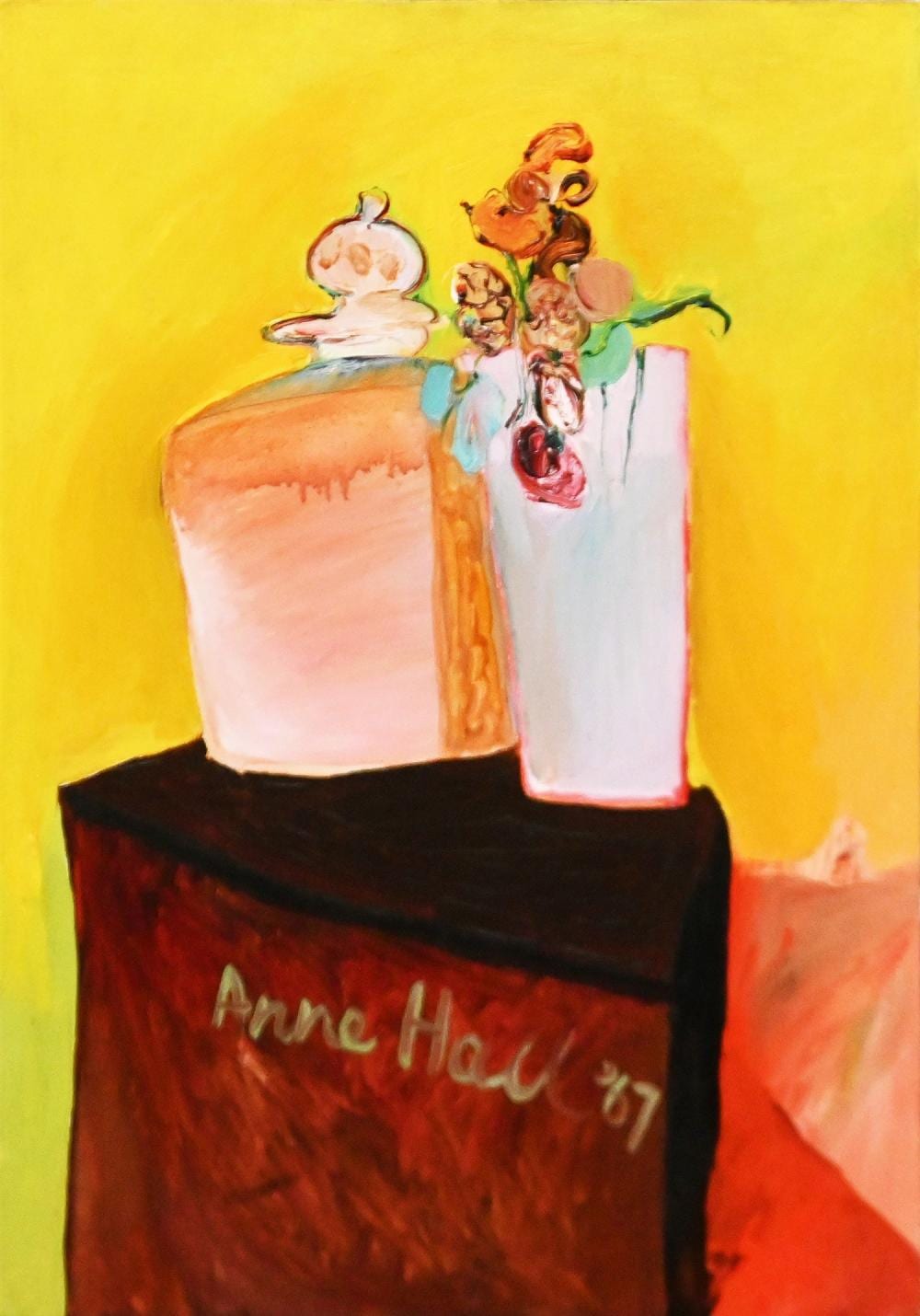Anne Hall comparable auction result: anne hall abstract still life 1967