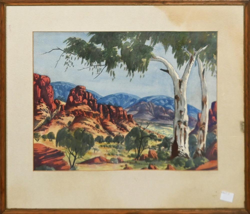 Benjamin Landara comparable auction result: benjamin landara australian landscape