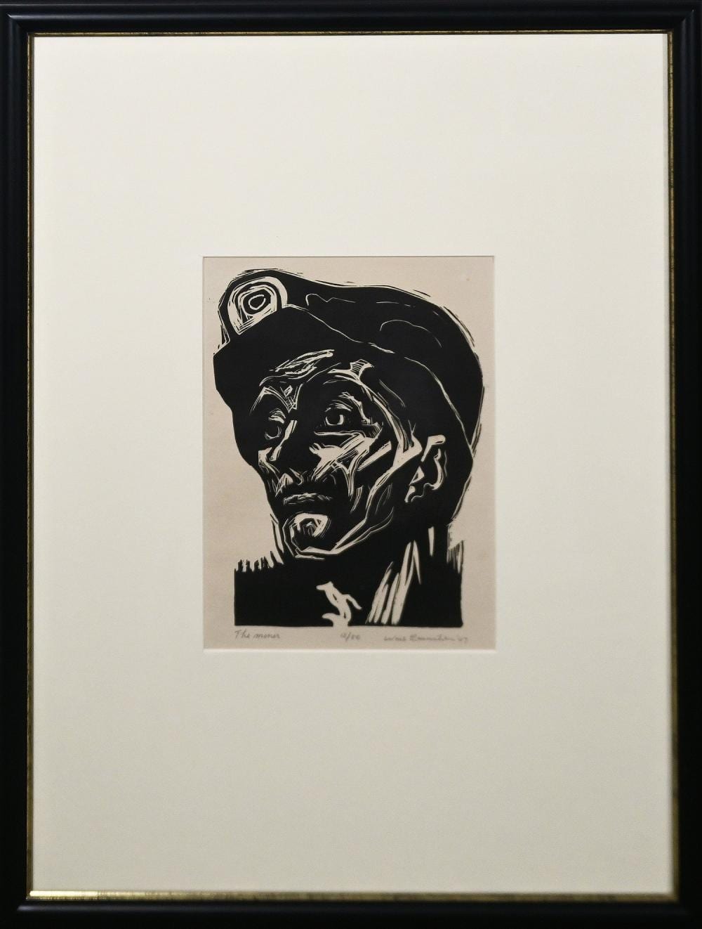 Noel Counihan comparable auction result: noel counihan the miner 1947