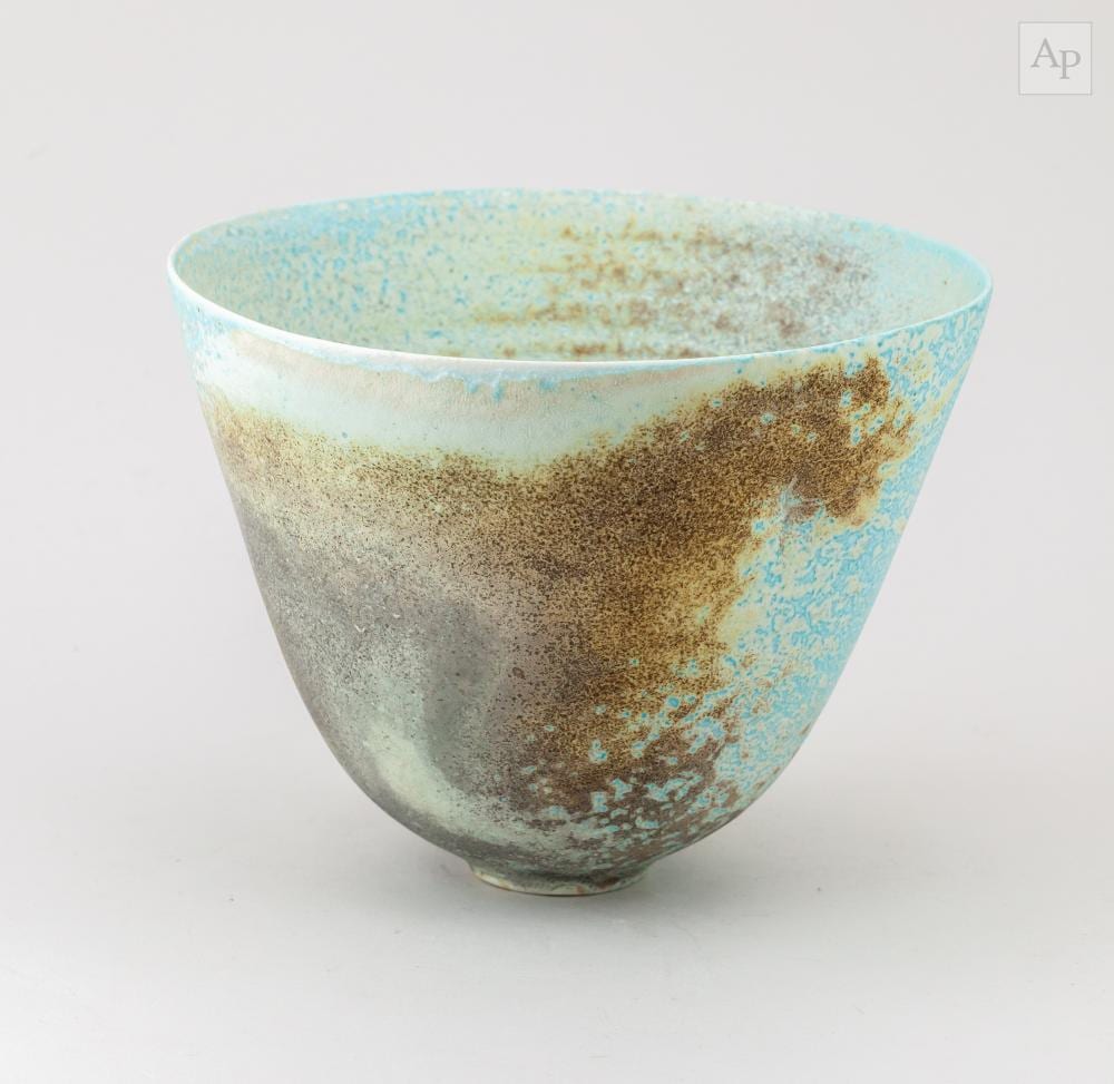 jack doherty born 1948 a deep porcelain bowl covered in soda vapour glaze with incised decoration to one side impressed j mark diameter 22 5cm height 17cm · Adam Partridge Auctioneers · 2026-03-27 Jack Doherty comparable auction result: jack doherty born 1948 a deep porcelain bowl covered in soda vapour glaze with incised decoration to one side impressed j mark diameter 22 5cm height 17cm