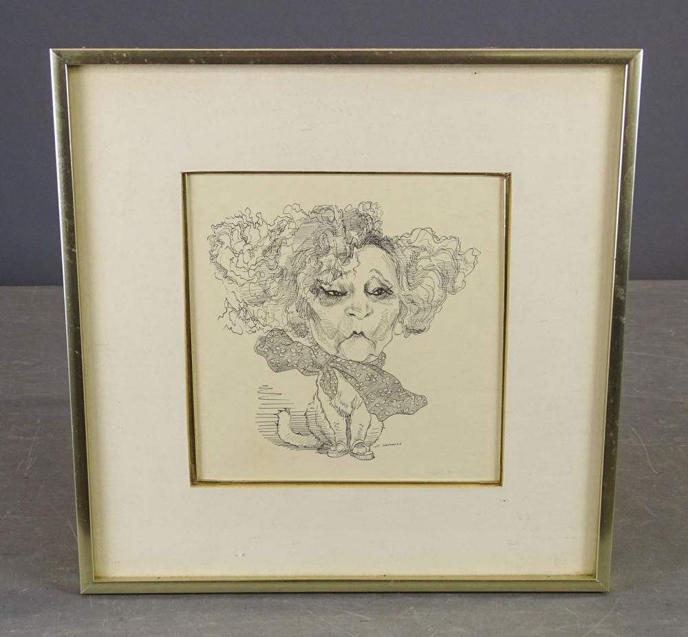 David Levine comparable auction result: david levine 1926 2009