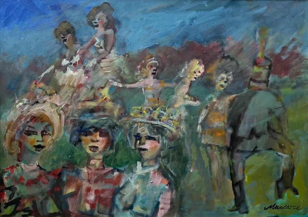 mino maccari senza titolo 1982 · Felima Art Casa D'Aste · 2026-03-16 Mino Maccari comparable auction result: mino maccari senza titolo 1982