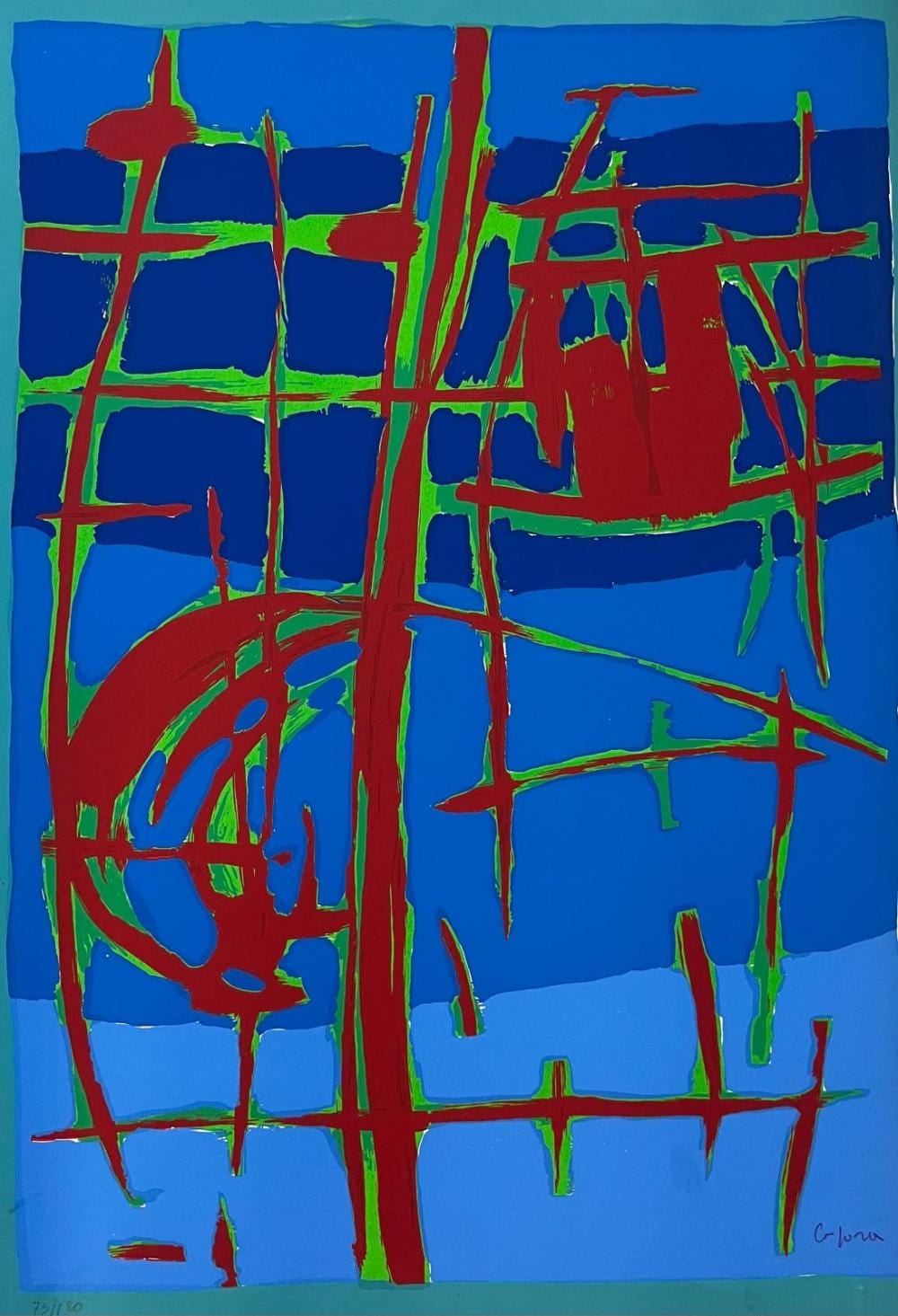 Antonio Corpora comparable auction result: antonio corpora voies de la couleur