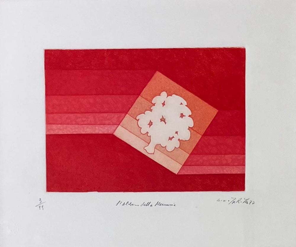 Gino Marotta comparable auction result: gino marotta l albero della memoria 1977
