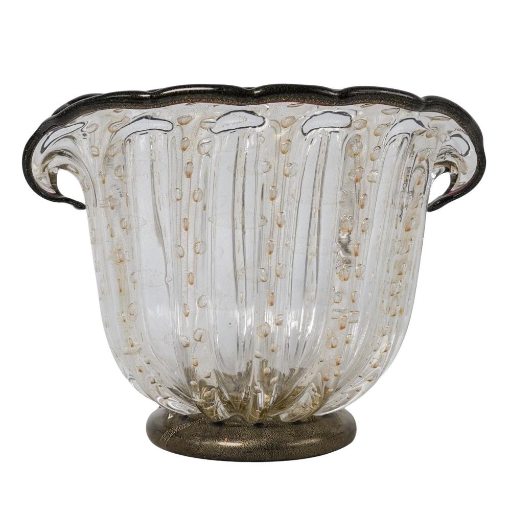 Murano Gambaro & Poggi Art Glass Centerpiece Vase sold by Akiba Galleries, lot 211 — auction record photograph